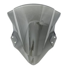 川崎忍者400 NINJA400 加高風擋摩托車改裝加厚前擋風板導流 前擋風鏡, 黑灰-百搭新款, 1個