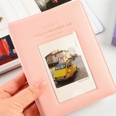 쉬미리 폴라로이드 호환 미니 포토앨범 티켓북 사진첩 64장, 01미니앨범-네이비, 상세페이지 참조