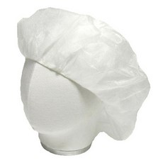 일회용 머리카락 이탈방지 고무줄 위생모 100장BBS