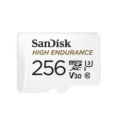 SanDisk HIGH ENDURANCE 高耐久 MicroSDXC V30 U3 4K 256G 行車紀錄 監視器 專用 記憶卡, 1個, 256GB