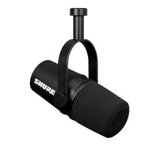 Shure MV7X XLR 팟캐스트 마이크 - 팟캐스트 및 보컬 녹음용 전문가 품질 다이내믹 마이크 음성 분리 기술 올 메탈 구조 마이크 스탠드 호환 최적화된 주파수 -, SHURE Shure MV7X XLR 팟캐스트 마이크, 1개