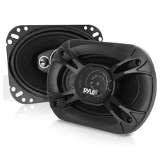 Pyle 4방향 15.2 x 22.9cm(6 x 9인치) 500와트 쿼드리축 라우드 프로 오디오 범용 빠른 교체 부품 사운드 스피커 피로 방지 부틸 고무 포함(2개 세트), Pyle 4방향 15.2 x 22.9cm(6 x 9인치