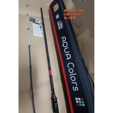 Abu Garcia AQUA COLORS TAKO ACTKC-682MHF-SR 船釣槍柄竿 適用 PE線#3.0 富士環, 1個