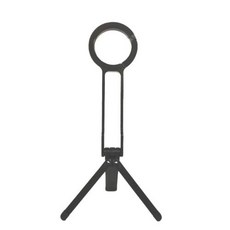 휴대용 접이식 자석 알루미늄 합금 휴대폰 거치대 MagSafe 모바일 폰 데스크탑 삼각대 라이브 스트리밍 셀카용, 2)Black