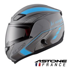 ASTONE FRANCE RT 1100 可掀式安全帽 (平灰藍), 1個, 平灰藍