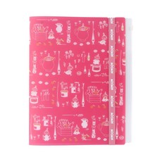 Sun-star MOOMIN 嚕嚕米 80周年 A4 文件夾, 1個, 阿美 A4文件夾，紅色