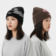 CGP (우먼) WAVE 로고 자가드 비니_2COLOR 271061