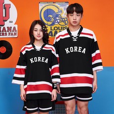 반티콜 아이스하키 블랙, 블랙 반바지 XL