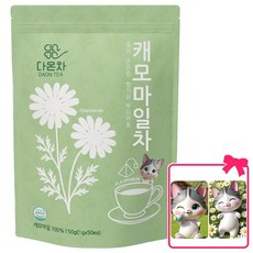 다온차 캐모마일차 삼각티백 + 대순이 포토카드, 1개, 50개입, 1g