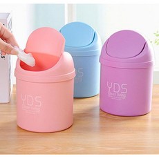 휴지통 미니 쓰레기통 사무실 사무실 가정용 오피스, 휴지통블루 G00446