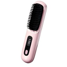 헤어 컬 기 롤 드라이어 빗 무선 휴대용 스트레이트 스타일 송풍기 멀티, 아이보리
