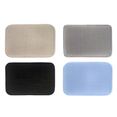 Mommy want 大EVA貓砂墊 高品質雙層貓砂墊 超大落砂墊 特大集砂墊, 灰色, 1個