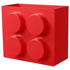 블록형 냉장고 수납 랙 자석 벽걸이 잡화 박스 측면, 1. Red