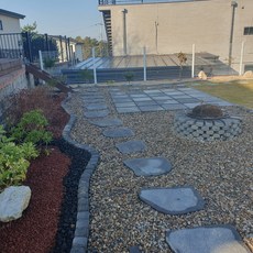 세척 강자갈 18kg 포장 중립 ( 14mm ~ 20mm ) 정원마당 인테리어 화분 캠핑장 주차장 조경돌, 1개