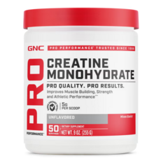 지엔씨 프로 퍼포먼스 크레아틴 모노하이드레이트 파우더 GNC Creatine Monohydrate Powder, 1개, 255g