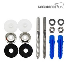 대림바스 세면대 브라켓 국산 앙카볼트 세면대 설치 고정 부속품 100mm, 1개