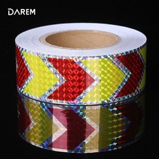 프리즘 5cmX25M 반사테이프 AR 고휘도 67240pc 1(pc), 형광레드