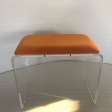 아크릴 테이블 탁자 사이드 인테리어 70x40x75cm 협탁 거실, C. 오렌지소 길이 3 너비 3 높이 6CM