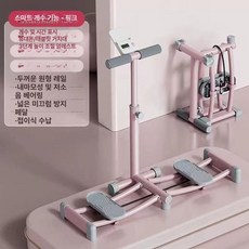 스쿼트 스키 허벅지, 핑크 스키 머신 카운팅+브래킷