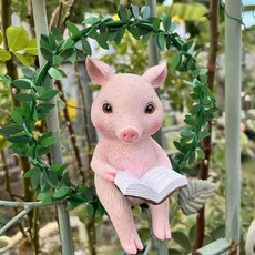 야외 나무 새집 정원 새둥지 참새집 둥지 버드하우스 가든 원목 소품, 갈란드 피기 스윙 펜던트