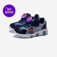키즈 운동화 LED 라이트닝 스니커즈 스파이더맨 슬립온 유아동 신발