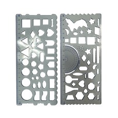 [대진교육] 모양자(1봉 2입) 세트 20cm 초등준비물, 5봉