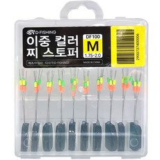 D-FISHING 민물 찌멈춤고무 붕어 낚시 이중 찌스토퍼 60개 DF100, 1세트