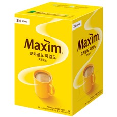 맥심 모카골드 마일드 커피믹스, 12g, 210개입, 1개
