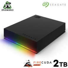 씨게이트 게이밍 외장하드 FireCuda Gaming HDD 데이터복구 전용파우치 3년보증, STKL2000400(블랙), 2TB