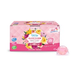 Gr60 香水珍珠洗衣膠囊 南法陽光杏桃 6效合一 45入, 1個, 45個入