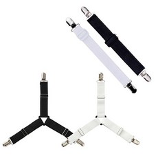 로에드 침대시트 고정집게 매트리스 커버 이불 클립, 일자형 블랙, 블랙계열