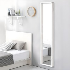 데코퍼니쳐 1200 벽걸이 전신거울, 화이트