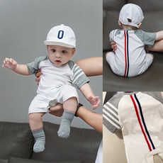 夏季新生兒短袖衣服寶寶TB連體衣薄款哈衣爬服嬰兒洋氣外出服夏裝