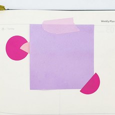 표식 스티커 분홍, 단품