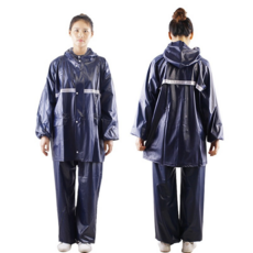男士分體式防水PVC雨衣褲套裝 戶外騎行防雨雨披