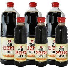 샘표 진간장 <금F-3 1.7L+ 500ml> x 3세트 (총6.6L), 2.2L