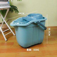 家用加厚拖把桶帶輪子, 1套