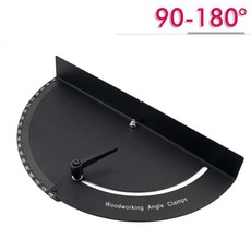 각도 조절 각도기 목공용 클램프 도구 각도계, 1개, 2. 180 degree