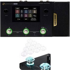 핫톤 앰페로 원 MP80 기타 베이스 앰프 모델링 IR 캐비닛 시뮬레이션 다국어 다중 이펙트 익스프레션 페달 스테레오 및 카랏 캡 투명 스위치 커버 번들