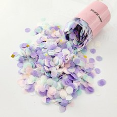 꽃가루 컨페티 파티 촬영 폭죽 축하 분위기 연출 색종이, 1개, 상세페이지 참조