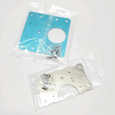 싱크대 문짝 수리 경첩 보강판 스텐평철, 소형