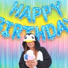 파티수술커튼장식 레인보우 생일파티용품 파티배경 파티장식