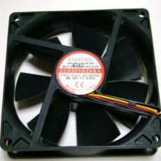 케이스팬쿨러 에버쿨) EC9225H24BA (2BALL/3P/24V)/팬쿨러/92mm/25T 79000EA 1EA, 본상품