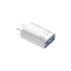 手機平板直播傳輸 OTG 轉接頭 蘋果接頭公 轉 Type-C/USB母, 1個, 蘋果接頭公 轉 USB母