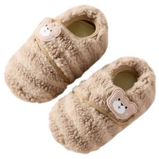 秋冬撞色地板鞋 室內鞋 防滑室內鞋 毛絨家居鞋 WA043