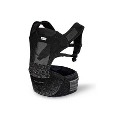 酷咕鴨 KUKU PLUS 充氣墊腰凳揹帶 - 舒適揹巾, 俐落黑