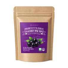 생명생활건강 유기농 동결건조 아사이베리 분말 100%, 2개, 30g