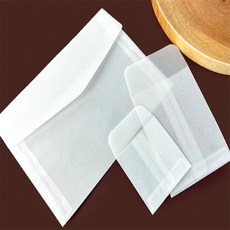 모어 반투명종이봉투 10p 청첩장봉투, 증명사진(6X6)