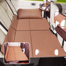 올데이프로덕트 차량용접이식매트리스 카매트, 커피 세트 양면 침대 (3피스세트+헤드레스트), 기본 차종