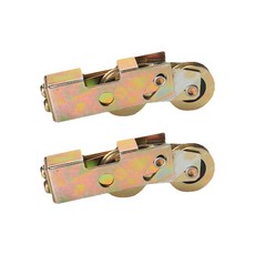 2Pcs 슬라이딩 파티오 도어 롤러 볼 휠 베어링 슬라이딩 유리 도어와 호환용 후면 조정 가능한 슬라이딩 도어 휠 교체, 흔한, A11